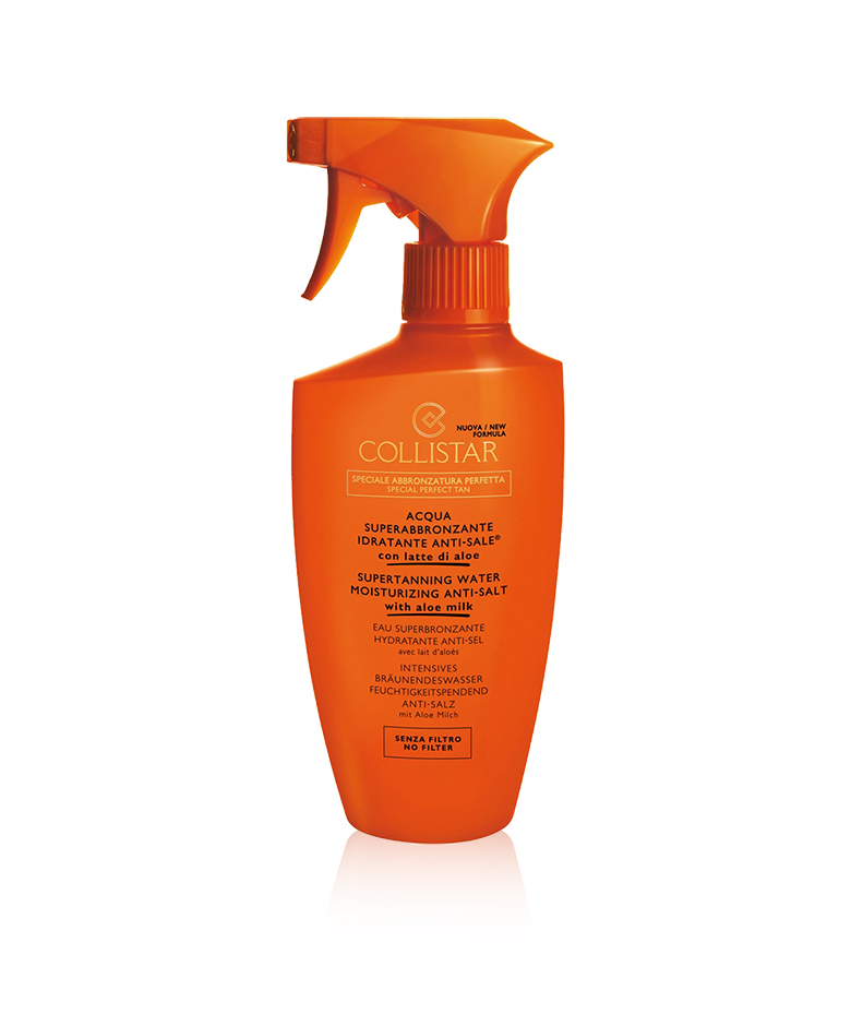 Strandvakantie gepland? Dan mag Collistar Sun Face Supertanning Water zeker niet ontbreken in je strandtas.
