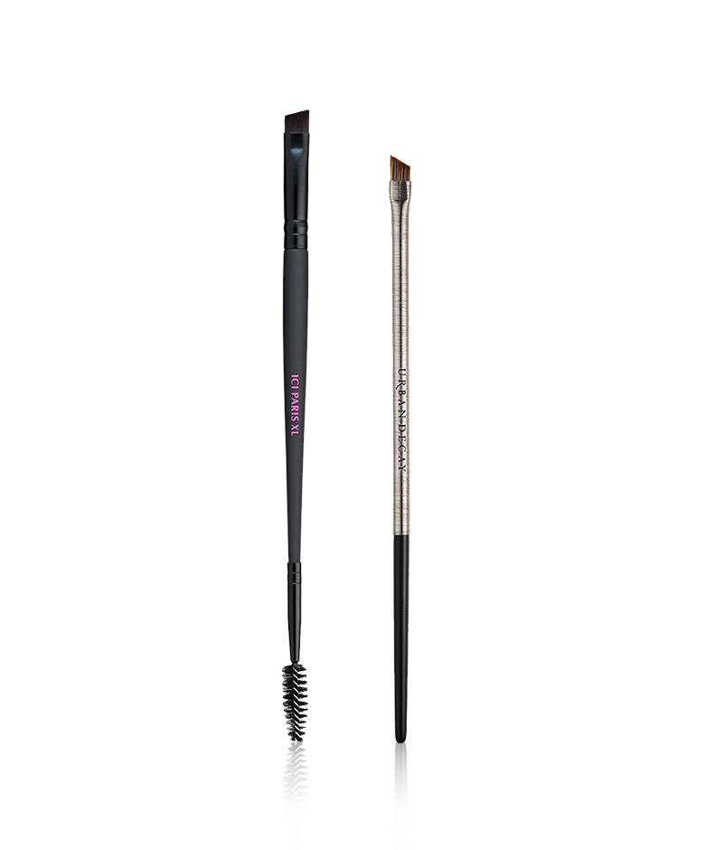 Eyeliner en Wenkbrauwpenseel van ICI PARIS XL en Angled Eyeliner Brush van Urban Decay