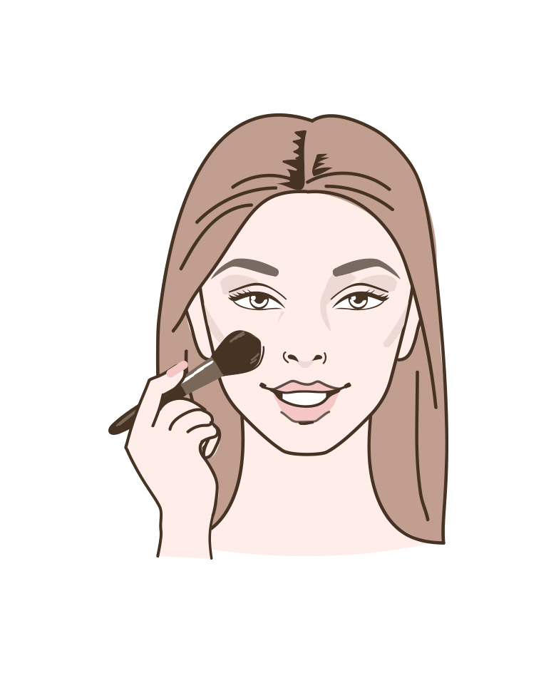 Breng foundation aan voor een egale basis