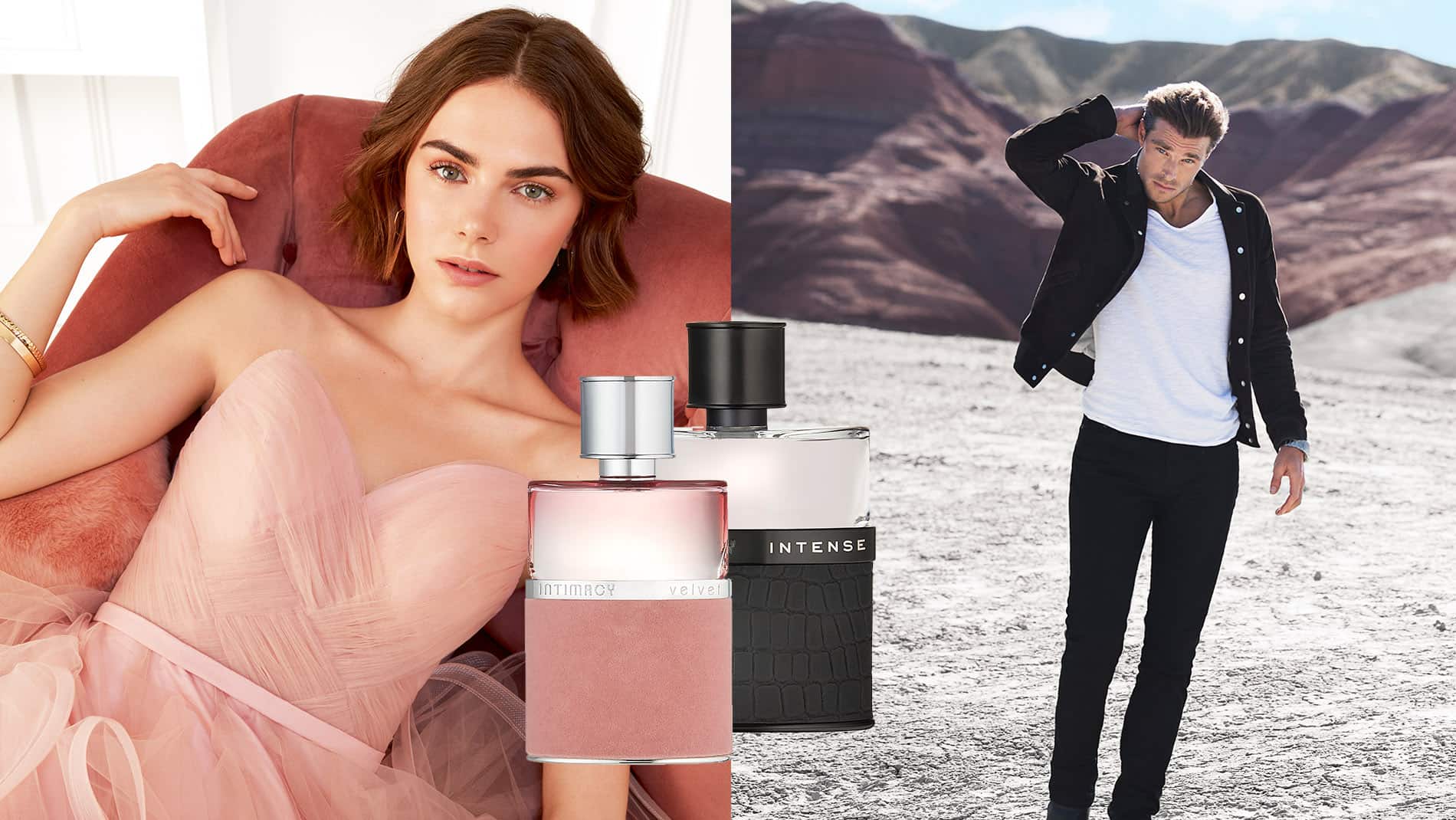 Vind je soulmate in de nieuwe INTIMACY Velvet en INTIMACY Men Intense