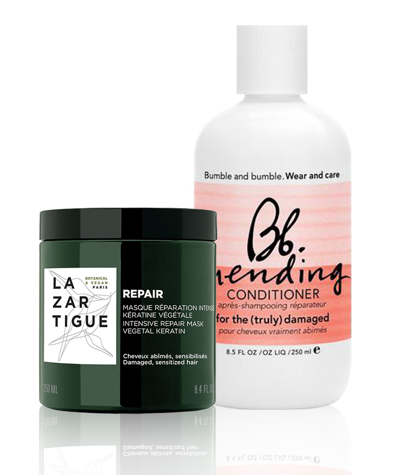 Mending Conditioner van Bumble and Bumble en Repair Mask van Lazartigue