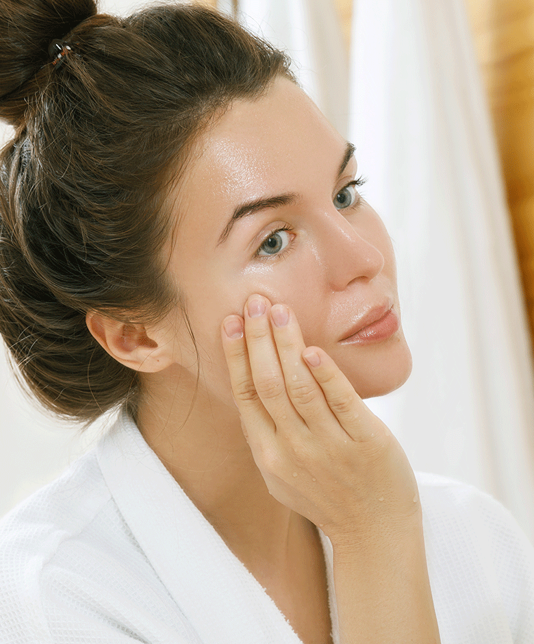 moisturizer aanbrengen