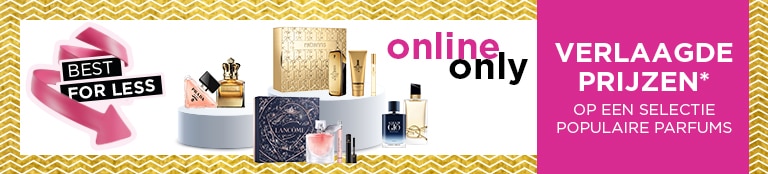 VERLAAGDE PRIJZEN* op een selectie populaire parfums VERLAAGDE PRIJZEN* op een selectie populaire parfums