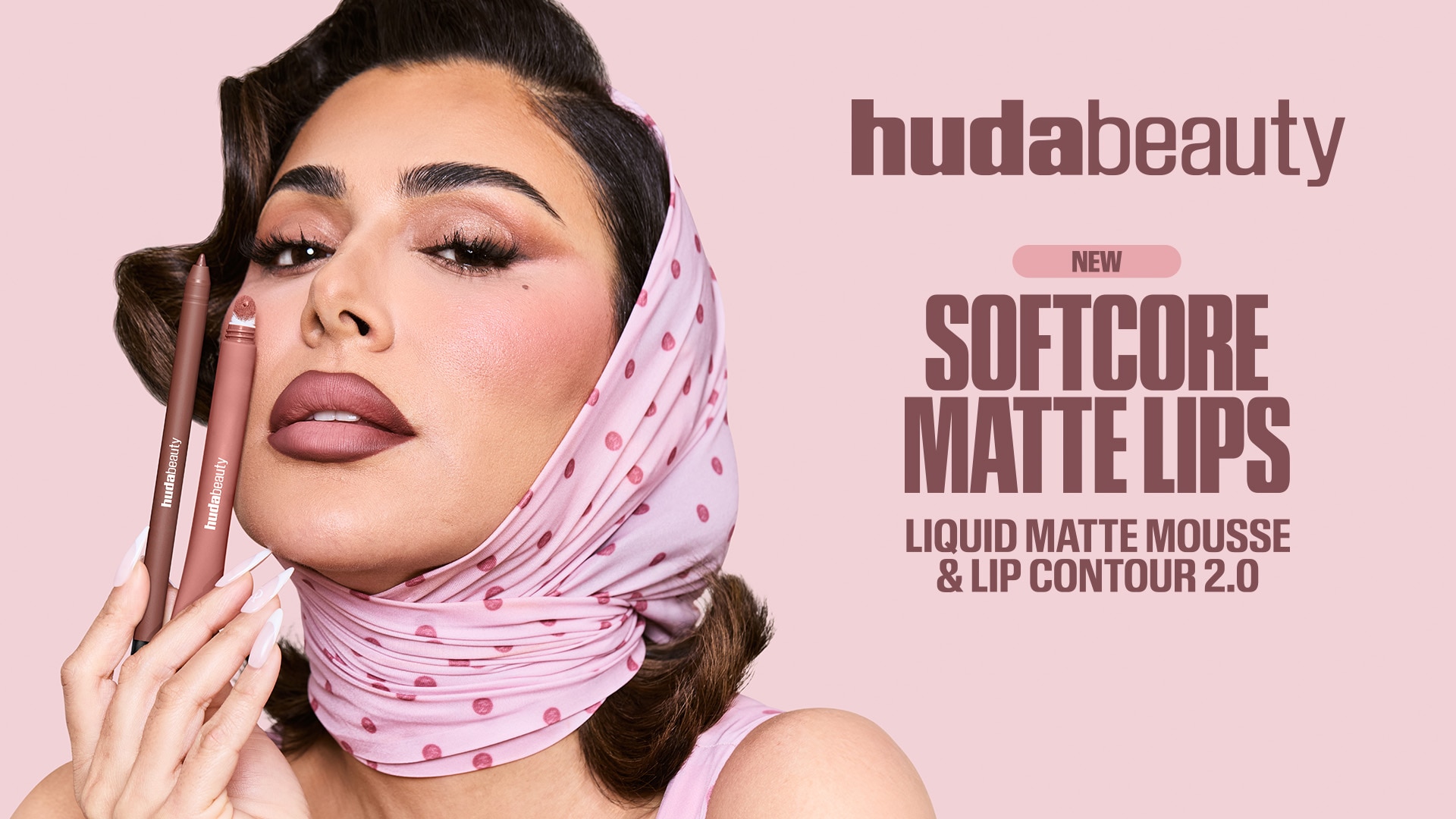 Huda Beauty Soft Core Matte Lips: Liquid Matte Mousse Huda Beauty Soft Core Matte Lips: Liquid Matte Mousse