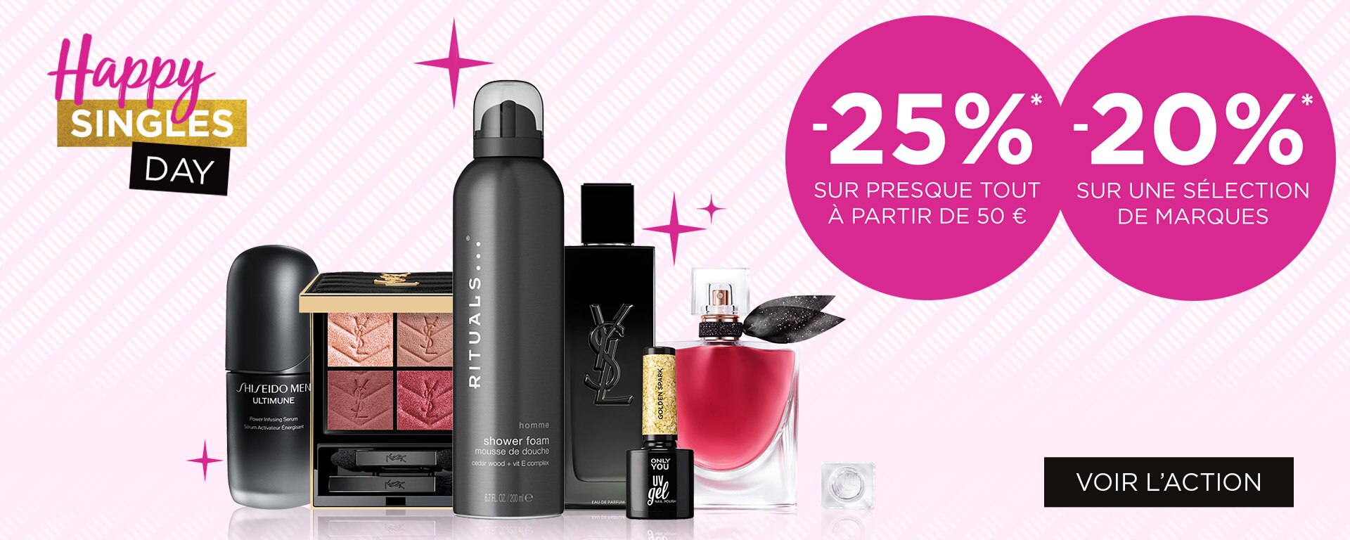 Happy Singles Day! Jusqu'à -25% sur presque tout à partir de 50 €* Happy Singles Day! Jusqu'à -25% sur presque tout à partir de 50 €*