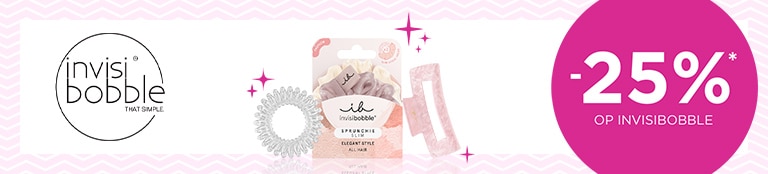 25%* op INVISIBOBBLE 25%* op INVISIBOBBLE