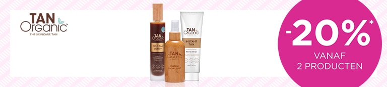 -20% op TANORGANIC vanaf 2 producten* -20% op TANORGANIC vanaf 2 producten*