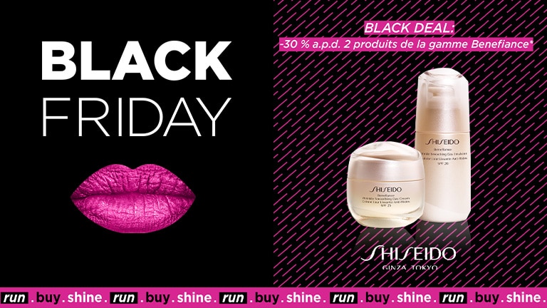 -30% à partir de 2 produits de SHISEIDO BENEFIANCE* -30% à partir de 2 produits de SHISEIDO BENEFIANCE*