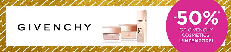 -50% op GIVENCHY COSMETICS: L'INTEMPOREL* -50% op GIVENCHY COSMETICS: L'INTEMPOREL*