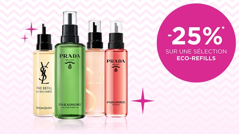 - 25% sur une sélection Eco-Refills* - 25% sur une sélection Eco-Refills*