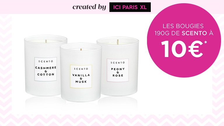 € 10 voor 190GR kaarsen van SCENTO* € 10 voor 190GR kaarsen van SCENTO*