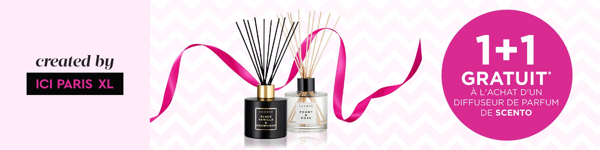 1+1 à l'achat d'un diffuseur de parfum de SCENTO 1+1 à l'achat d'un diffuseur de parfum de SCENTO