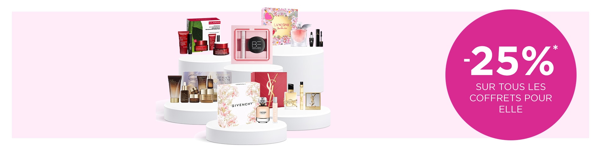 -25% sur tous les coffrets pour elle -25% sur tous les coffrets pour elle