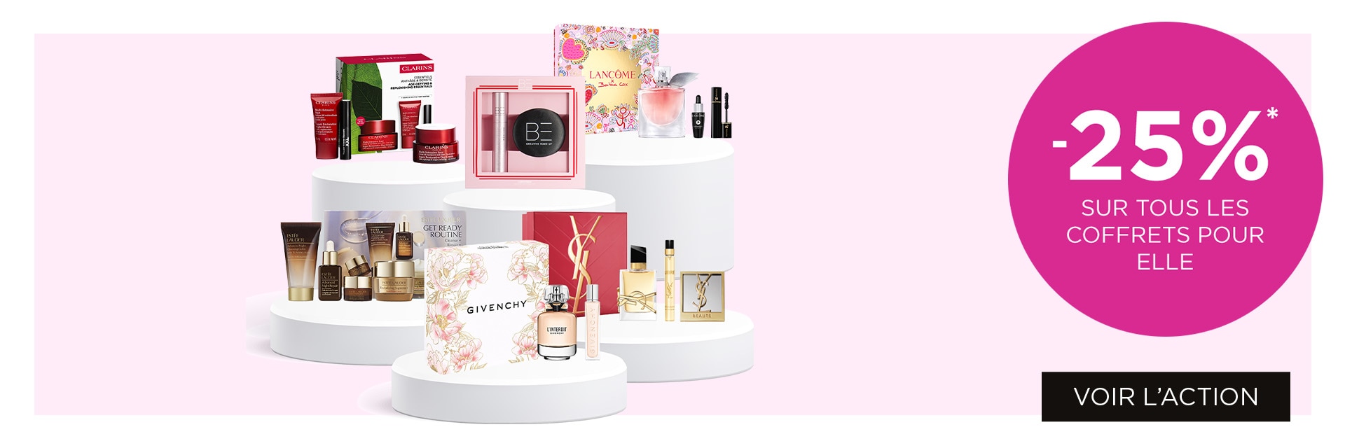 -25% sur tous les coffrets pour elle -25% sur tous les coffrets pour elle