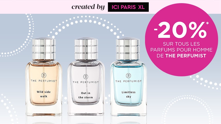 -20% sur tous les parfums pour homme de THE PERFUMIST* -20% sur tous les parfums pour homme de THE PERFUMIST*