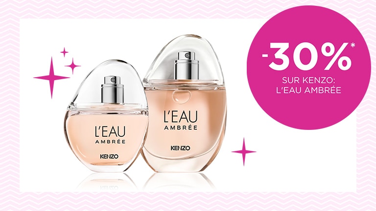 -30% sur KENZO: L'eau Ambrée* -30% sur KENZO: L'eau Ambrée*