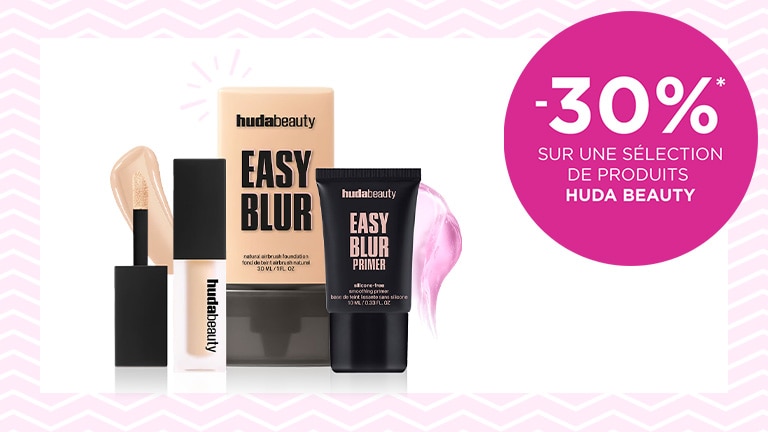 -30% sur une sélection de produits HUDA BEAUTY* -30% sur une sélection de produits HUDA BEAUTY*