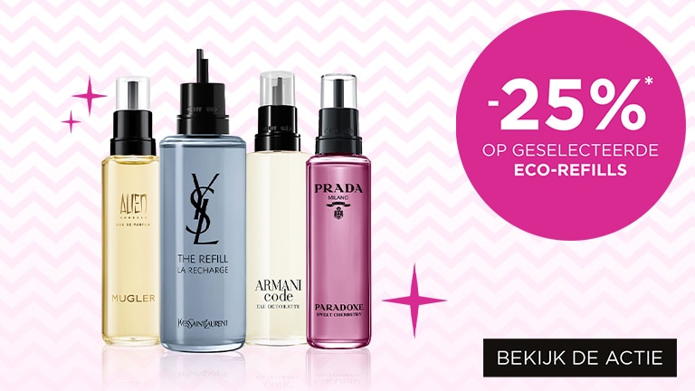 -25% op geselecteerde Eco-Refills* -25% op geselecteerde Eco-Refills*