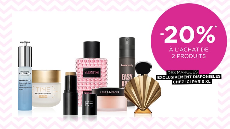 -20% à partir de 2 de nos marques exclusives* -20% à partir de 2 de nos marques exclusives*