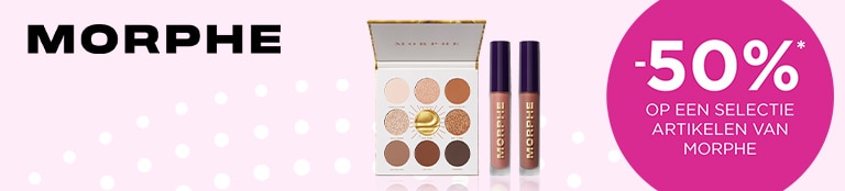 -50% op een selectie artikelen van MORPHE* -50% op een selectie artikelen van MORPHE*
