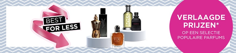 Verlaagde prijzen op een selectie populaire parfums voor heren* Verlaagde prijzen op een selectie populaire parfums voor heren*