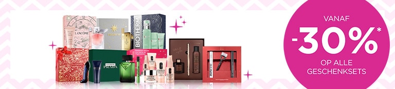Geschenksets: vanaf -30% op alle geschenksets* Geschenksets: vanaf -30% op alle geschenksets*