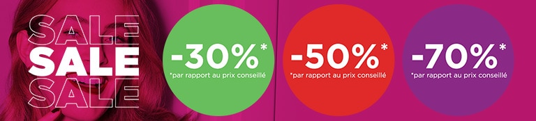 SOLDES: Jusqu'à -70%! SOLDES: Jusqu'à -70%!