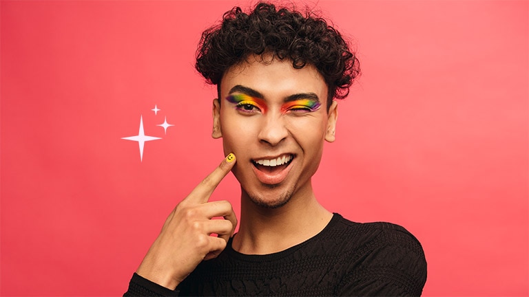 maquillage de pride 						 maquillage de pride