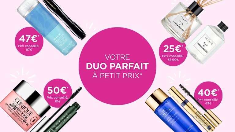 Vos duos préférés, maintenant à petit prix!* Vos duos préférés, maintenant à petit prix!*