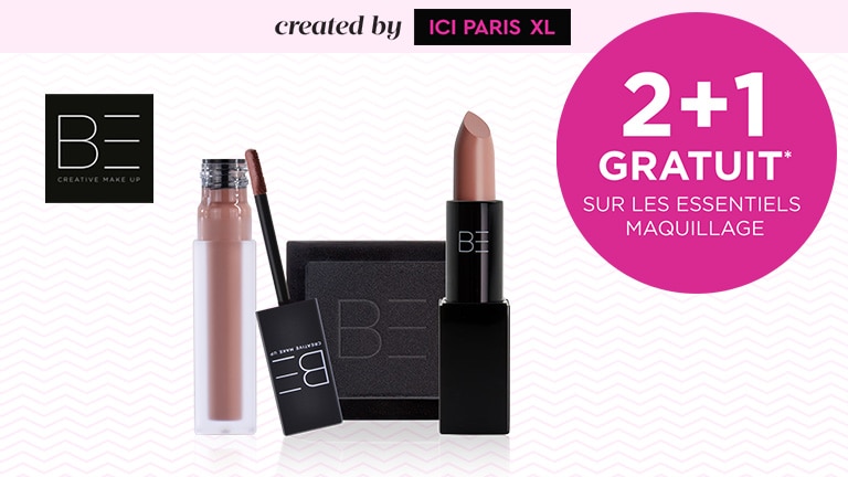2+1 sur les essentiels maquillage de BE CREATIVE MAKE UP* 2+1 sur les essentiels maquillage de BE CREATIVE MAKE UP*