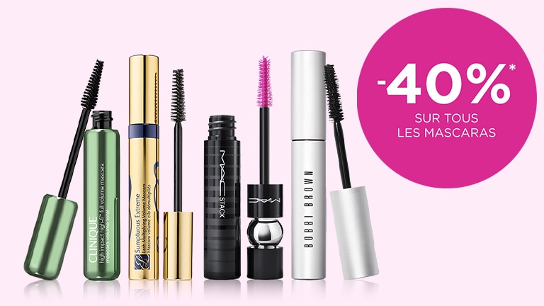 -40% sur tous les mascaras -40% sur tous les mascaras
