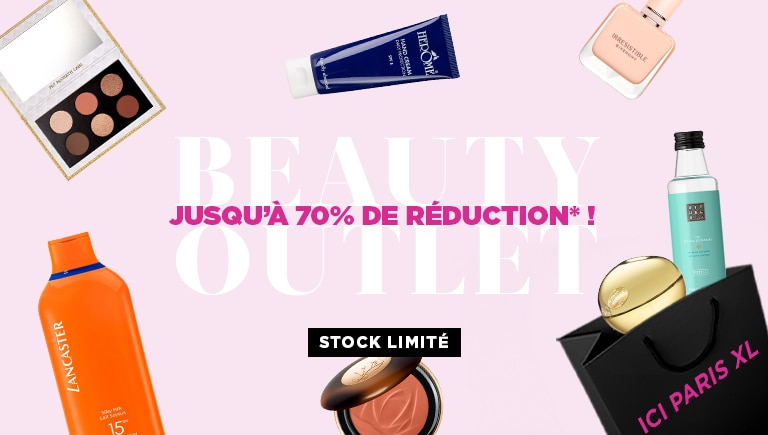 BEAUTY OUTLET Jusqu'à 70% de réduction* BEAUTY OUTLET Jusqu'à 70% de réduction*