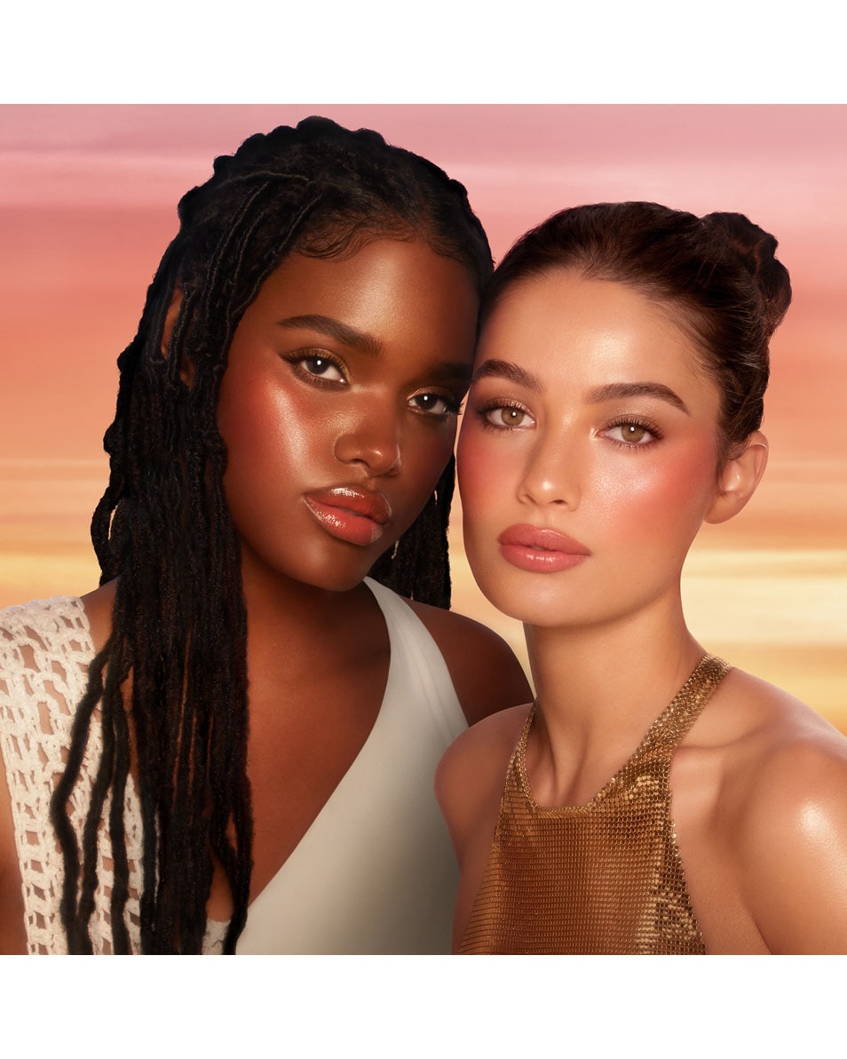 CHARLOTTE TILBURY Beautiful Skin Island Glow Lip & Cheek Blush SUNSET BRONZE GLOW 3