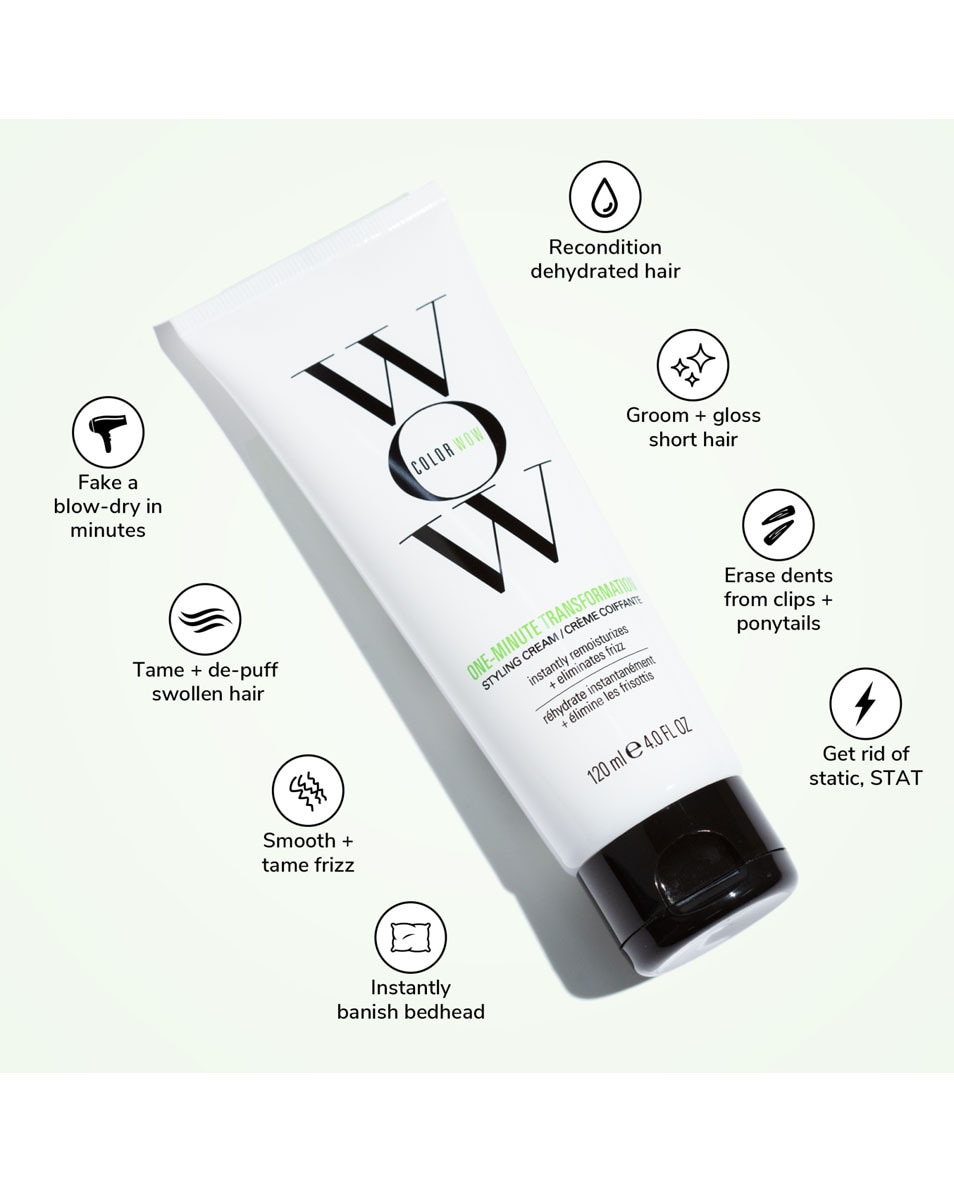 COLOR WOW One-Minute Transformation Crème coiffante - Hydratation immédiate et anti-frisottis 120 ML 3