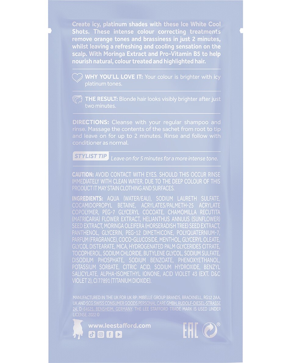 ICE WHITE COOL SHOTS