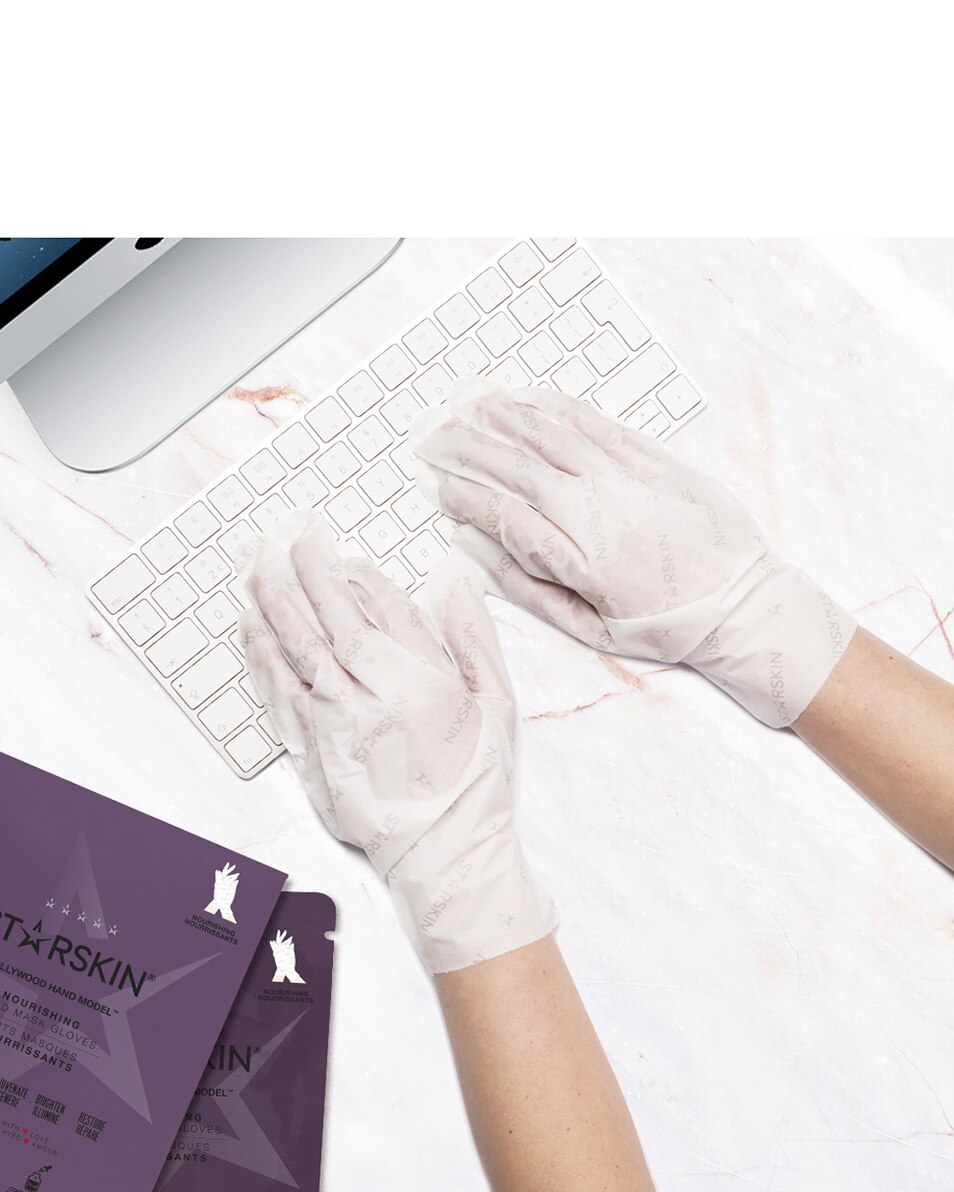 HOLLYWOOD HAND MODEL™ NOURISHING HAND MASK GLOVES