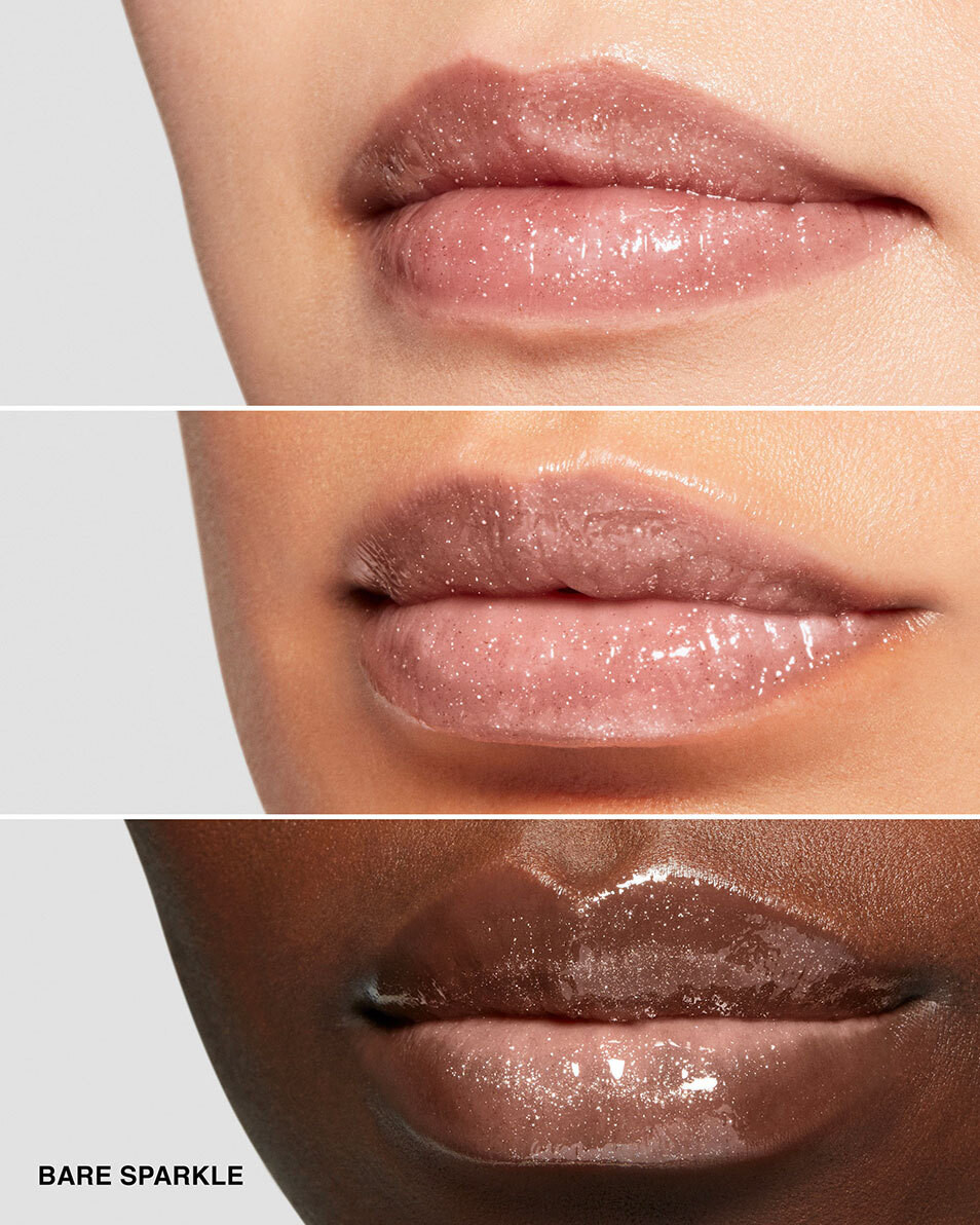 BOBBI BROWN CRUSHED OIL-INFUSED GLOSS, SHIMMER GLOSS RICHE & HYDRATANT, ULTRA-BRILLANT Bare Sparkle 3