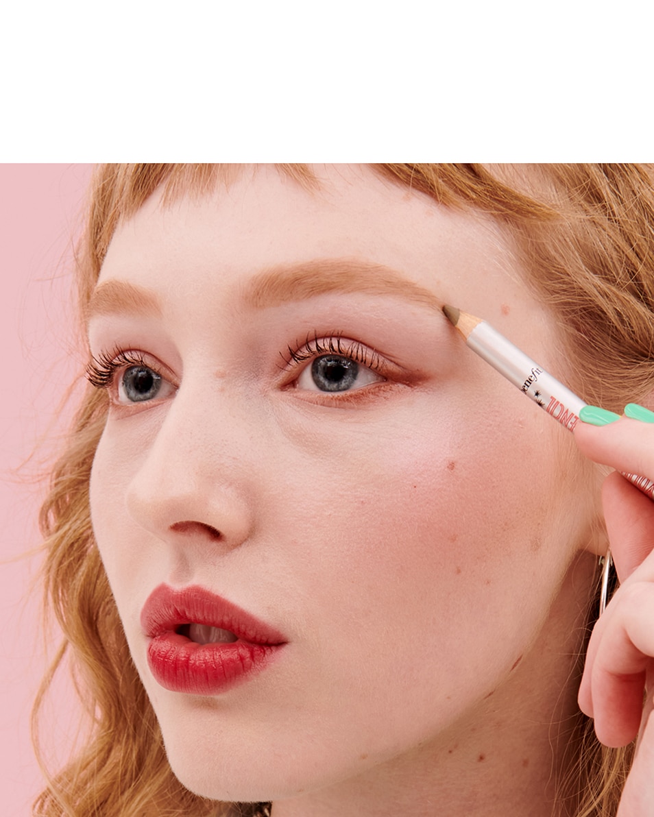 BENEFIT COSMETICS BROW COLLECTION GIMME BROW+ VOLUMIZING PENCIL, CRAYON SOURCILS VOLUMATEUR FORMAT MINI 2 warm golden blonde 3