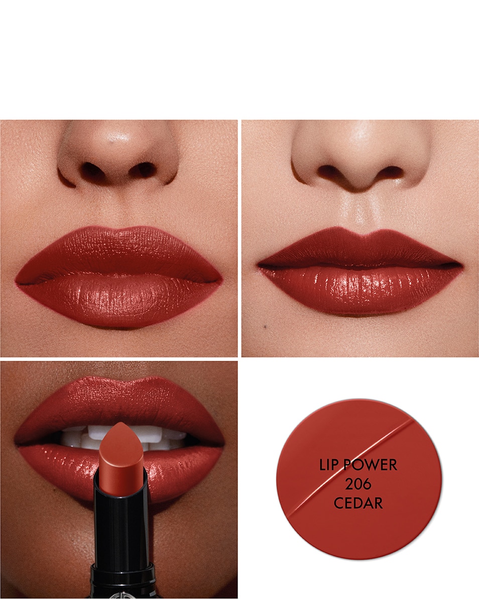 ARMANI BEAUTY LIP POWER LIPSTICK 206 - Cedar 3