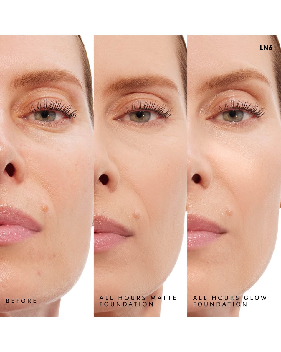 YVES SAINT LAURENT All Hours Matte Luminous Matte Foundation LN6 - Light Neutral 6 3