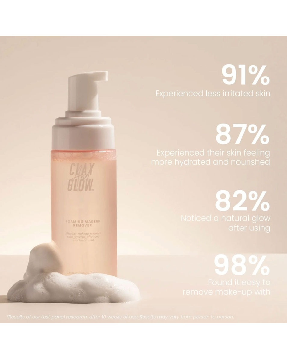 CLAY AND GLOW FOAMING MICELLAIR MAKEUP REMOVER Mousse Micellaire Démaquillante 150 ML 3