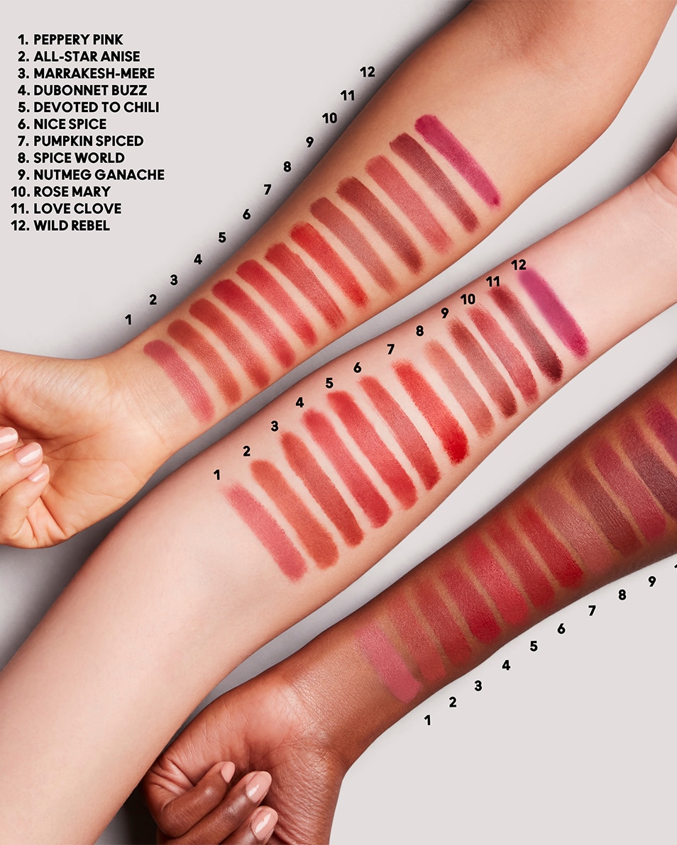 M.A.C POWDER KISS VELVET BLUR SLIM STICK ROUGE A LEVRES MAT HYDRATANT - TENUE LONGUE DUREE 12H Dubonnet Buzz 3