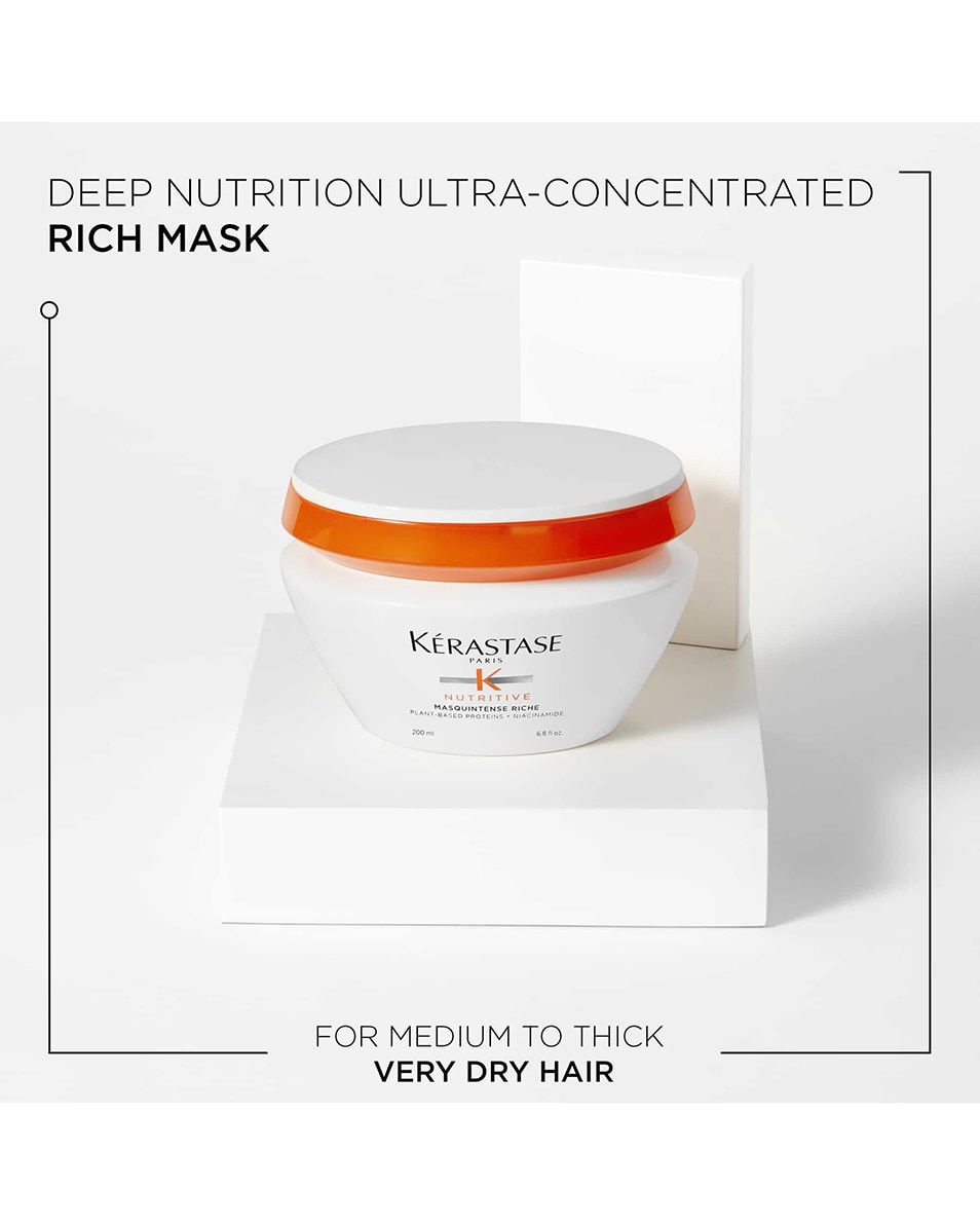KÉRASTASE NUTRITIVE MASQUINTENSE RICHE VOEDEND, ZACHT HAARMASKER VOOR MEDIUM/DIK ZEER DROOG HAAR 200 ML 3