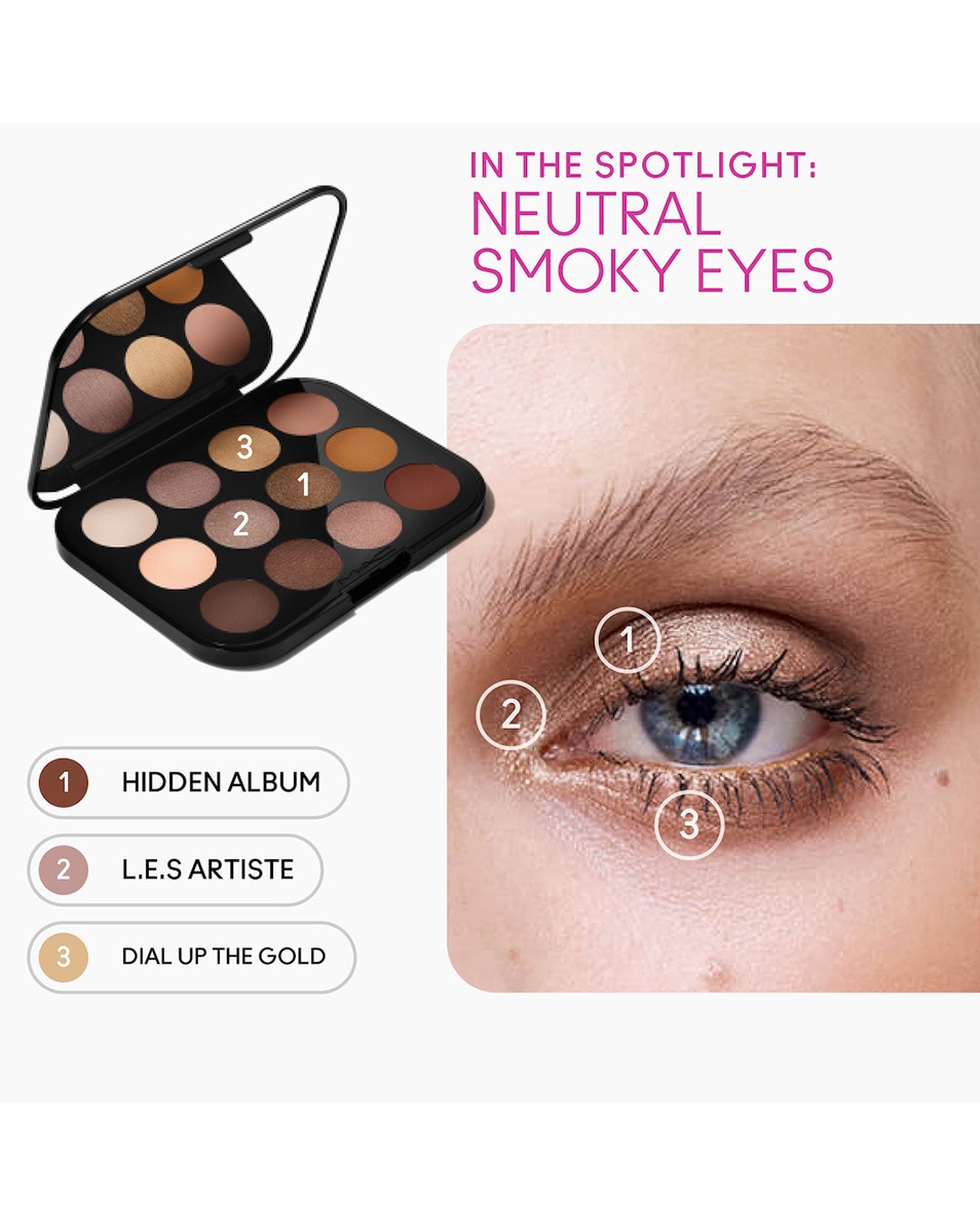 OOGSCHADUW PALETTE – VERSCHILLENDE FINISHES