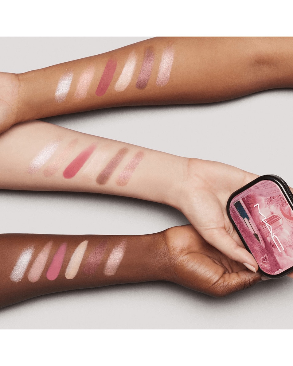 M.A.C CONNECT IN COLOUR EYE SHADOW PALETTE OOGSCHADUW PALETTE – VERSCHILLENDE FINISHES ROSE LENS 3