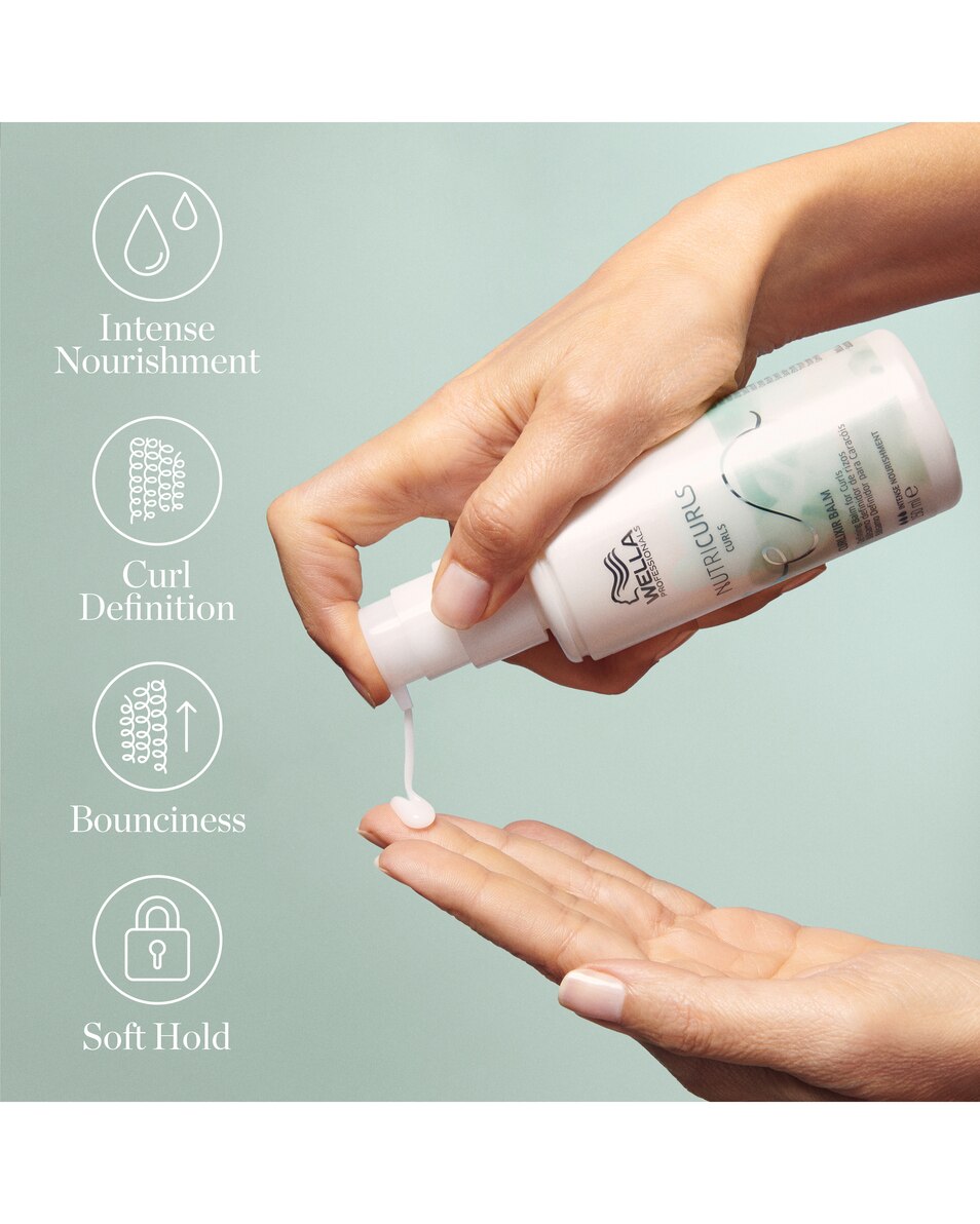 Balm voor het herstellen van veerkracht van golvend en gekruld haar