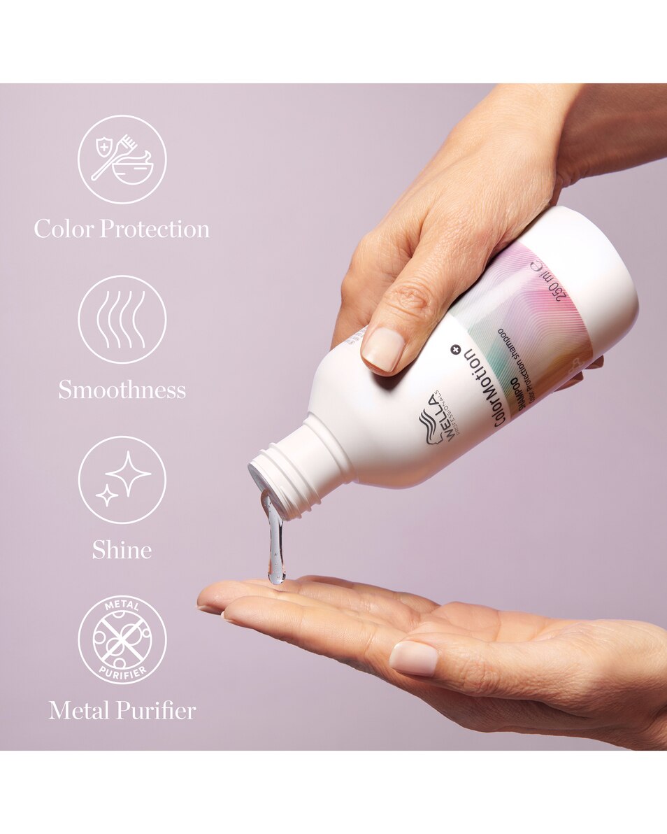 Shampoo voor behoud levendigheid van gekleurd haar