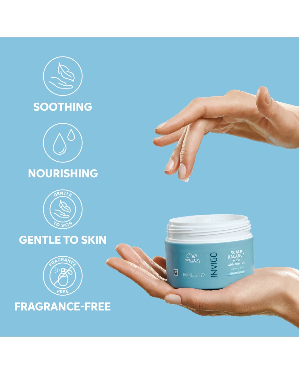 Masker voor gevoelige hoofdhuid