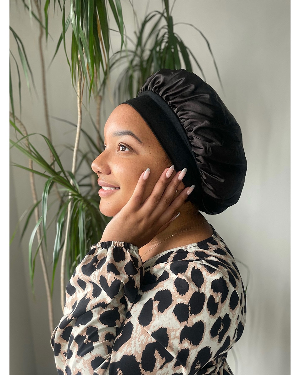 SATIN BEAUTY COLLECTION SATIN BEAUTY COLLECTION BONNET EN SATIN Pink 3