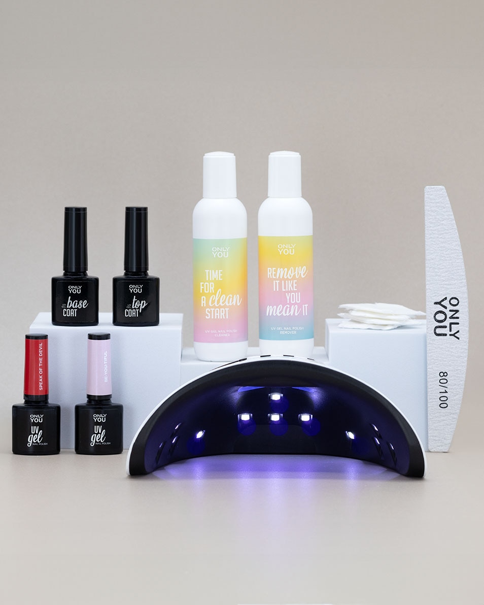 STARTER KIT UV GEL NAIL POLISH